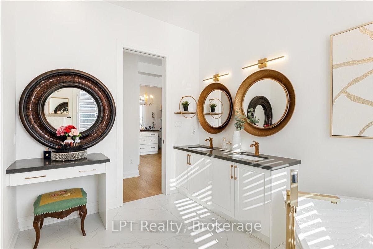 double sinks and vanity table