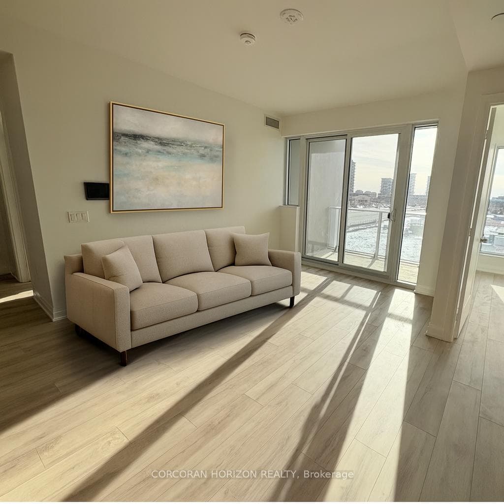 virtually staged living room
