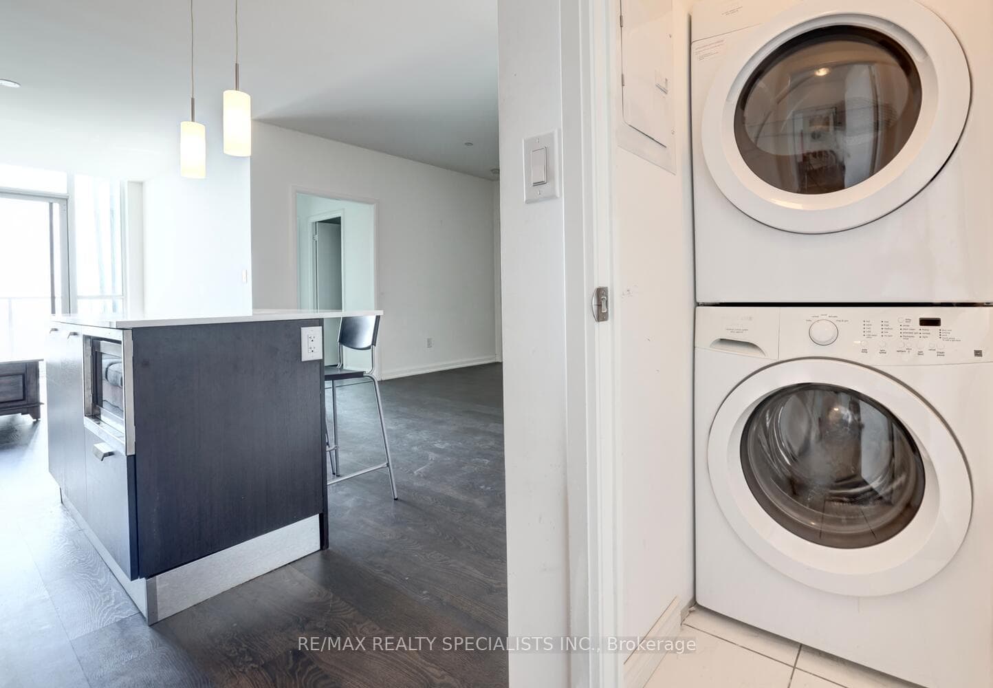 Ensuite laundry room.