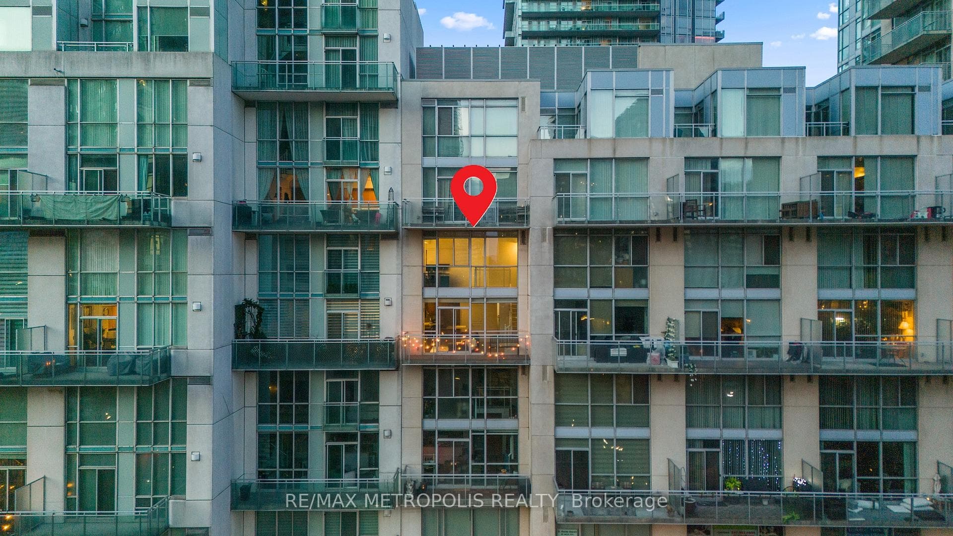 Twilight View of 2-Storey Unit