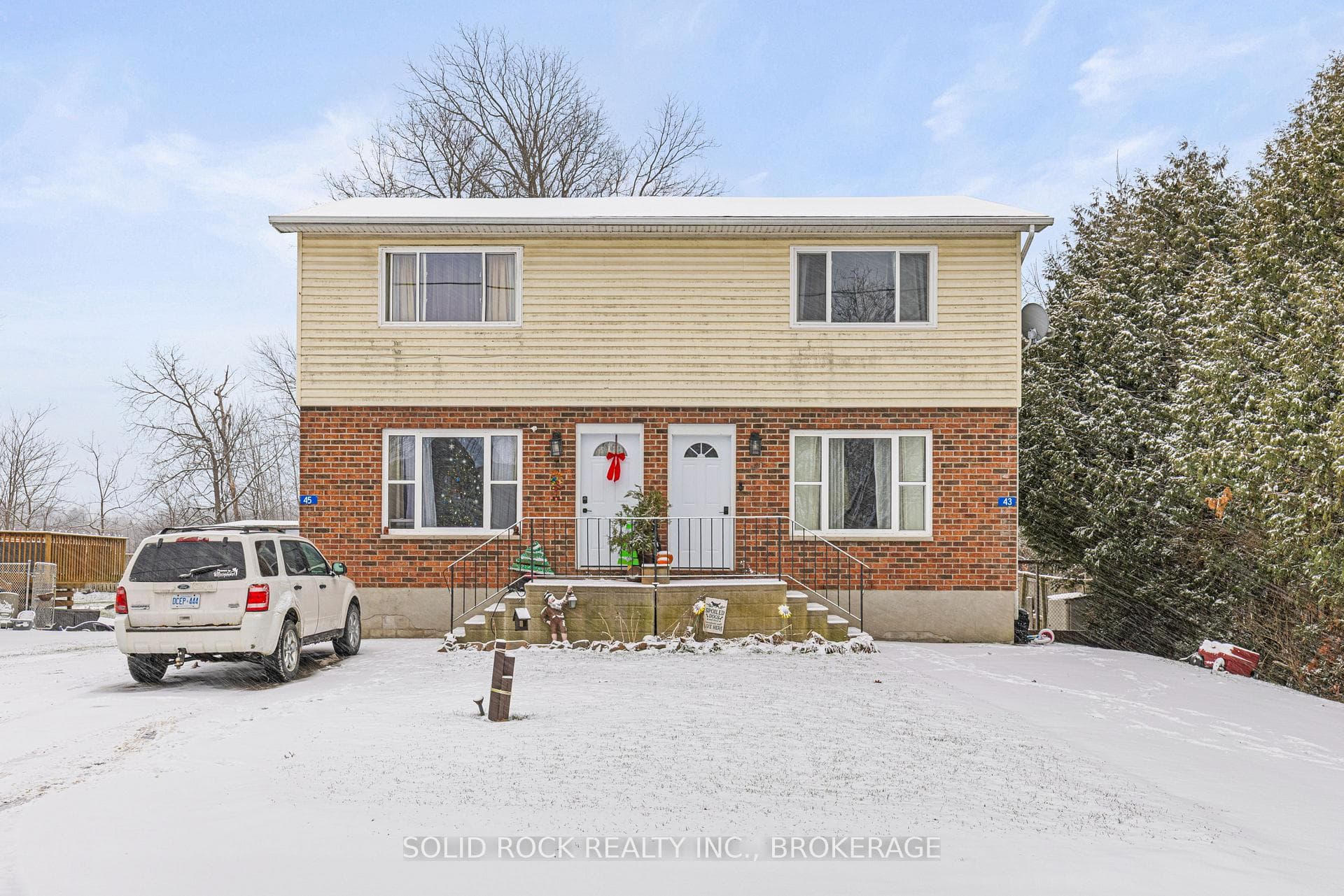 Front of duplex