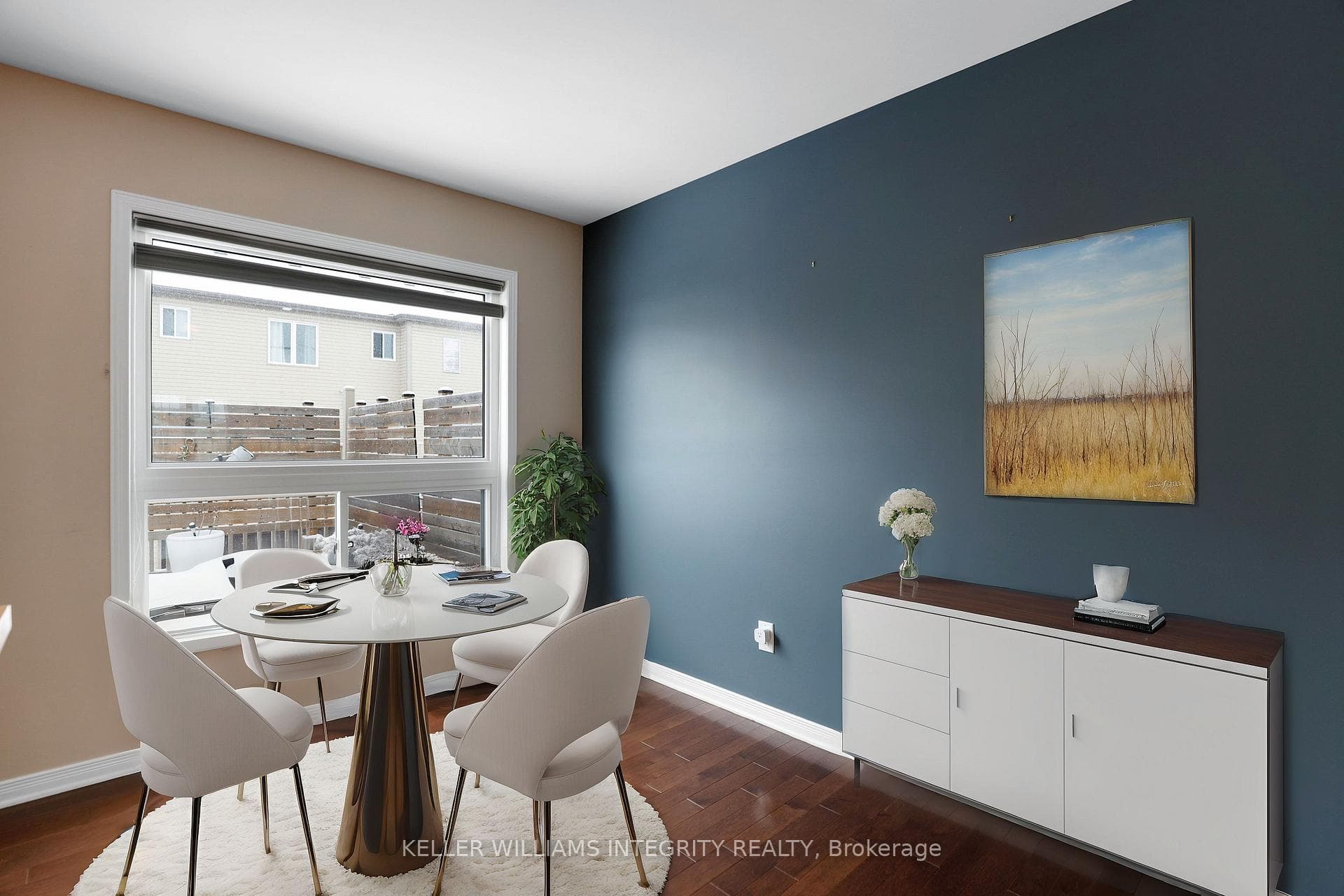 Virtually Staged Breakfast Nook