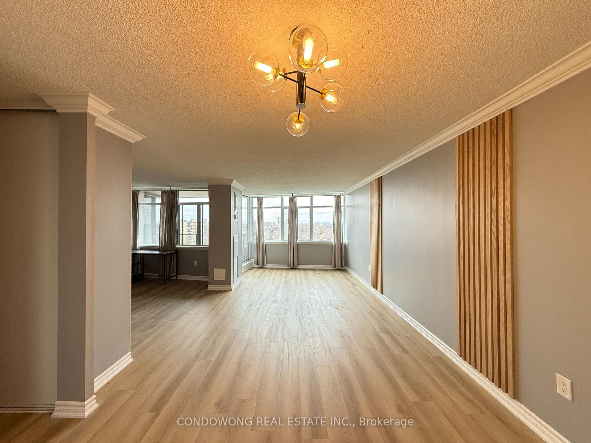 The whole unit is very bright and spacious