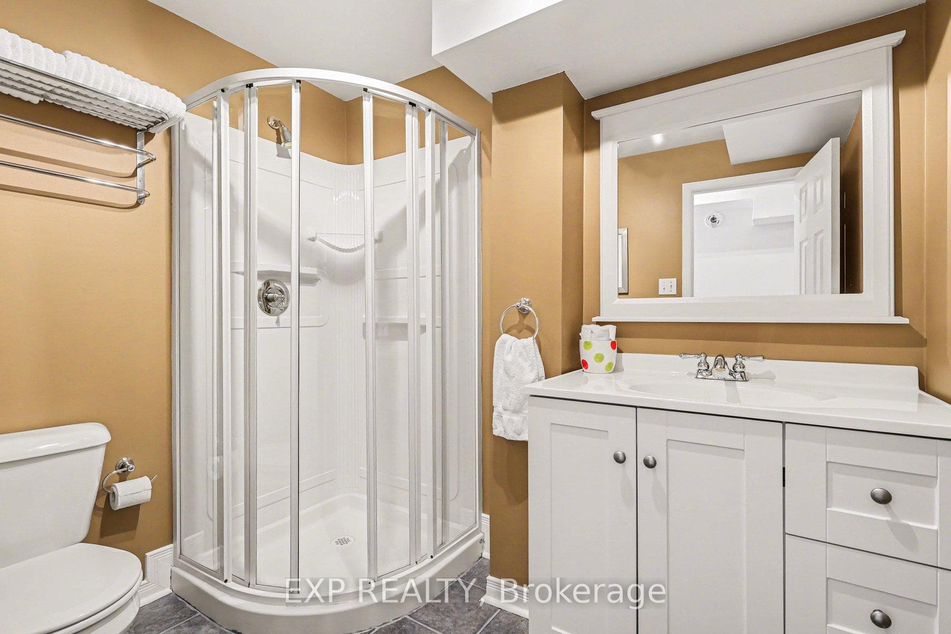 Lower level bathroom.