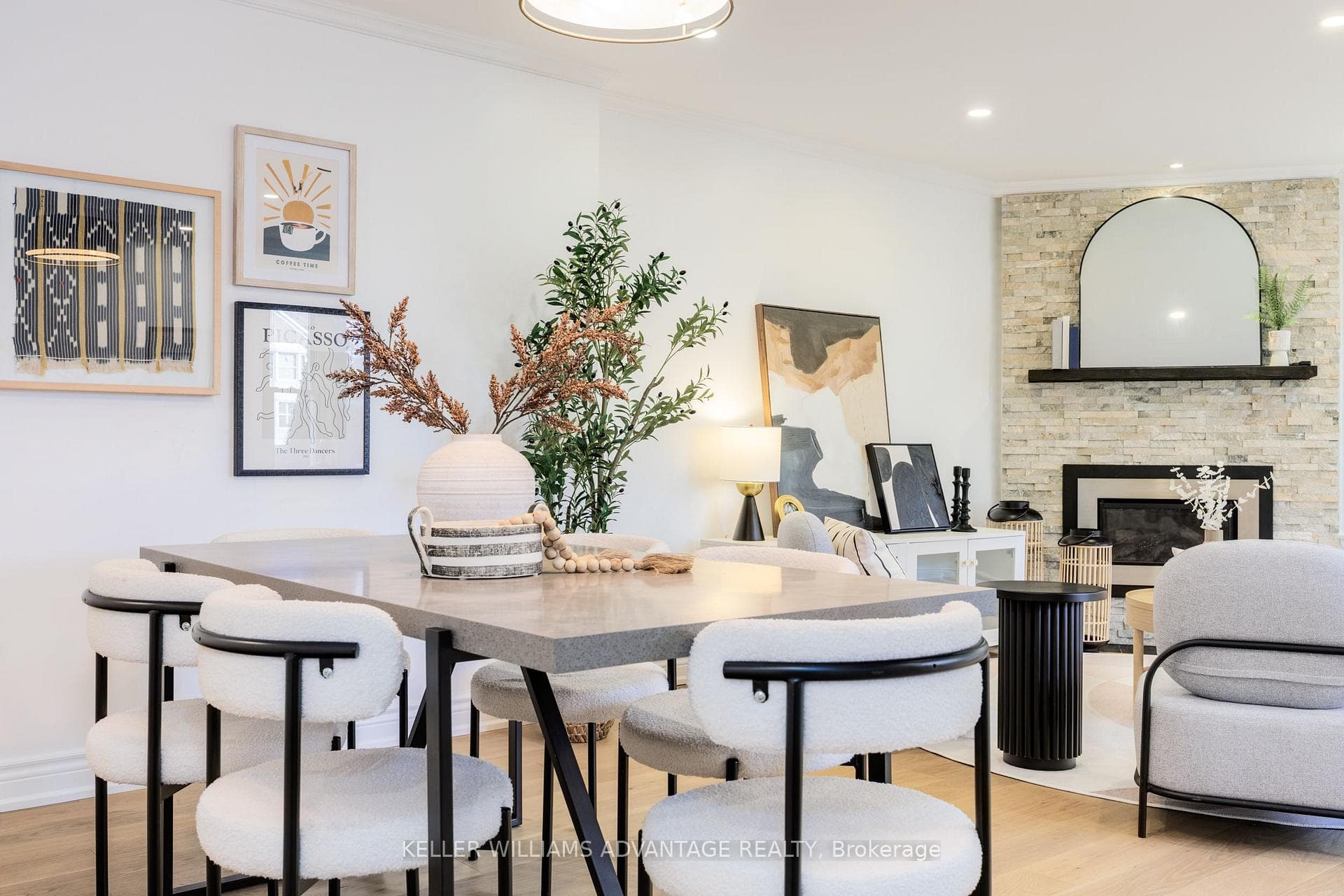 Dining and Living area