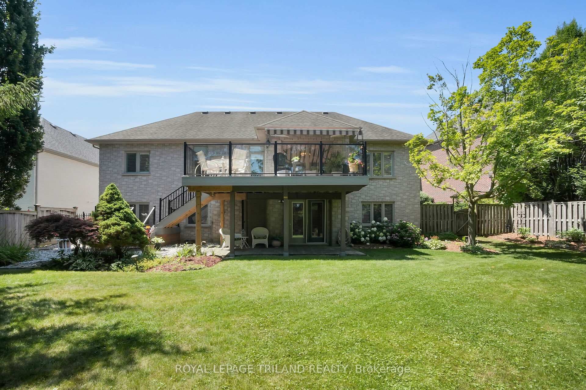 Backyard: Large enough for anything you would want