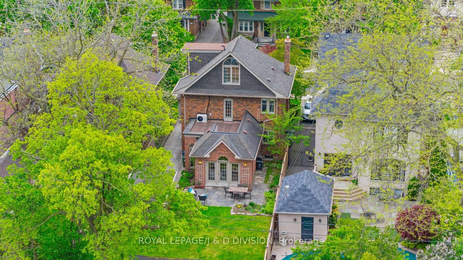Aerial view of back of property