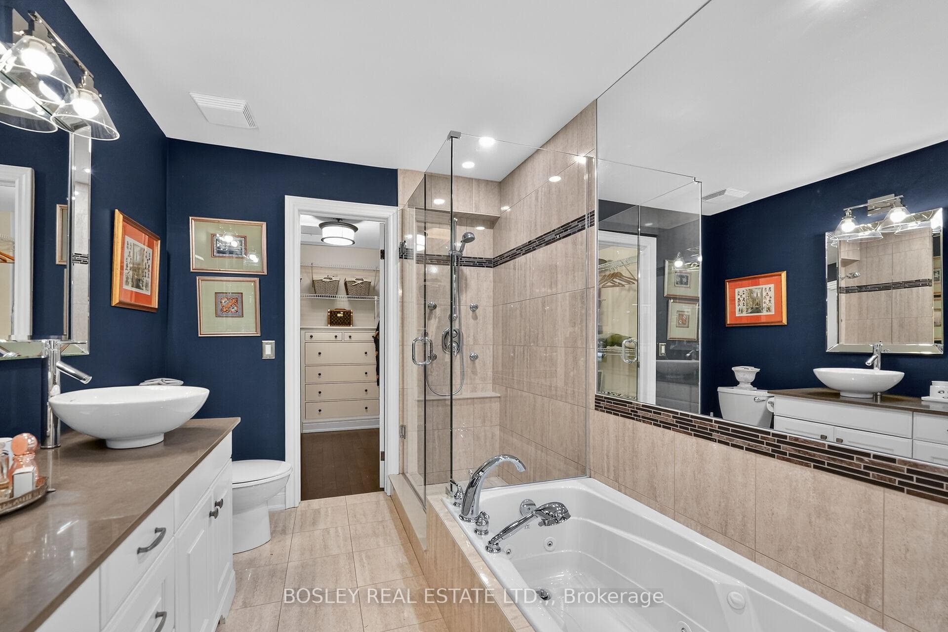 and dual luxury vessel sinks for a premium retreat