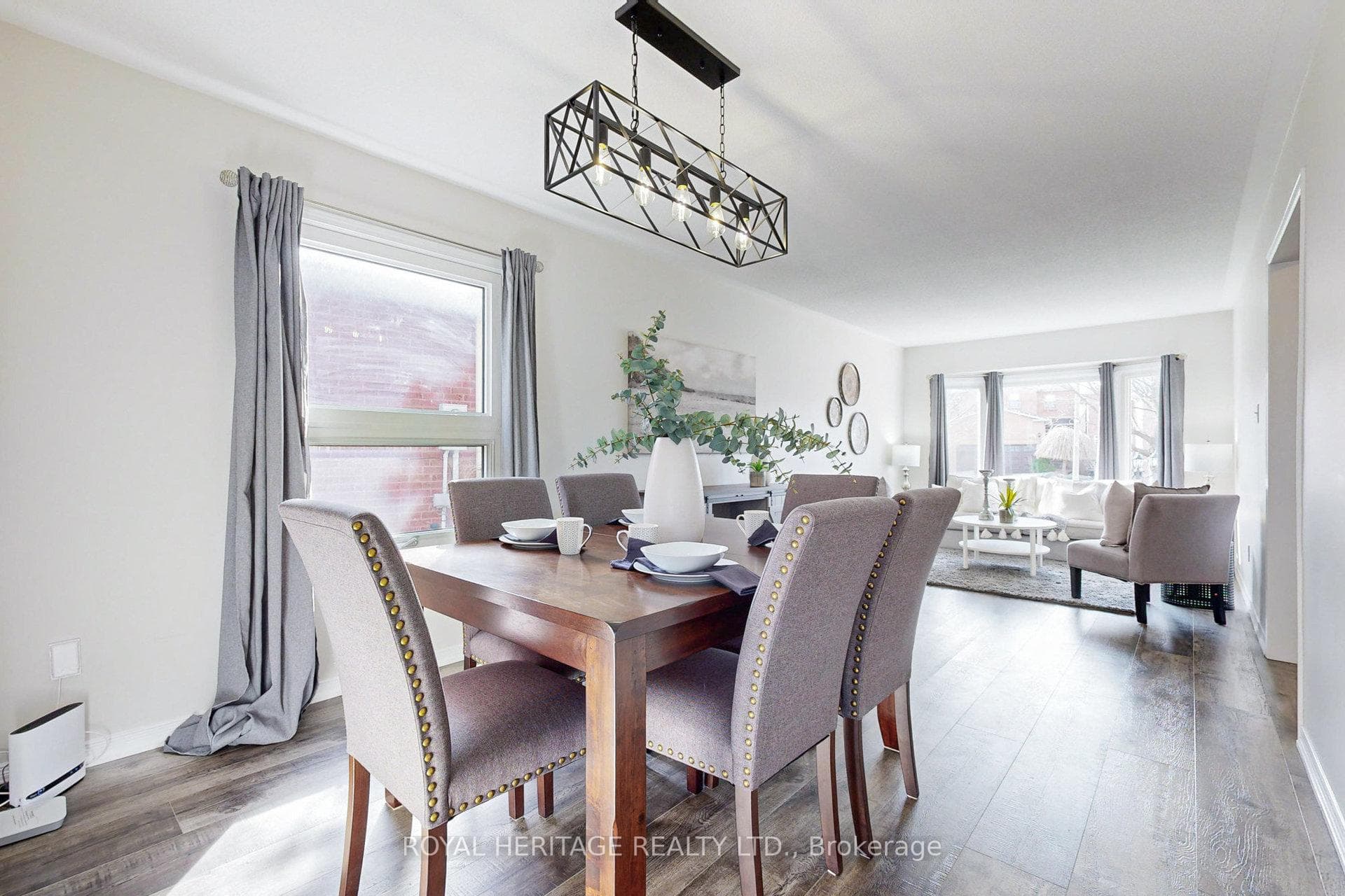 **Dining Room Combined With Living**
