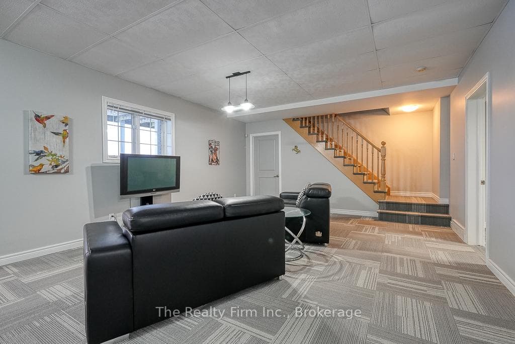 Basement rec room