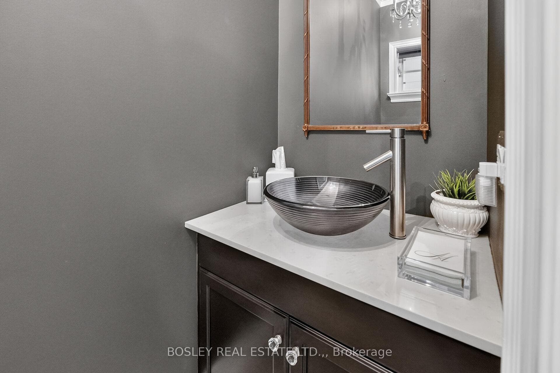 Main floor powder room for your guests