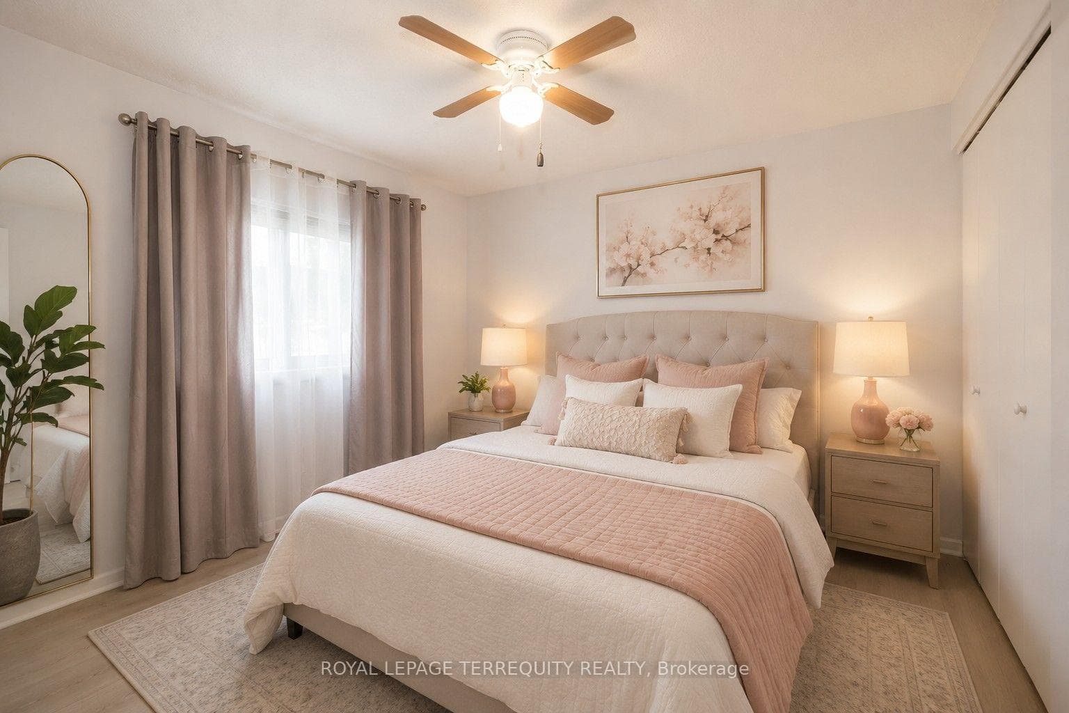 2nd Bedroom virtually staged