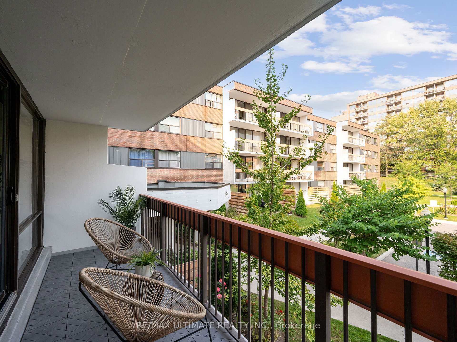 Balcony w/ Gray Deck Tiles