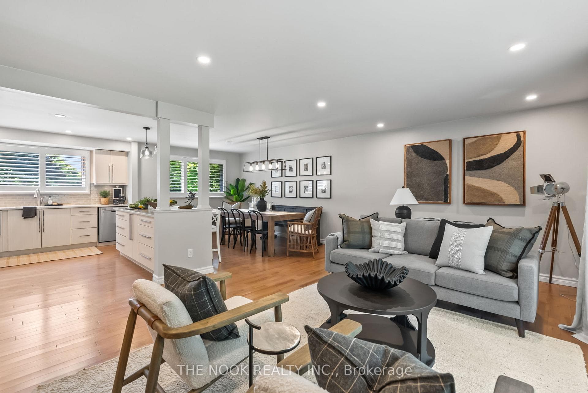 Open concept living space