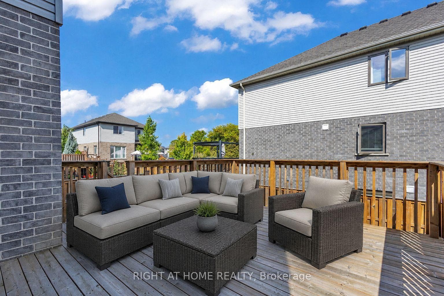 First floor walkout deck(Virtually Staged Photo)