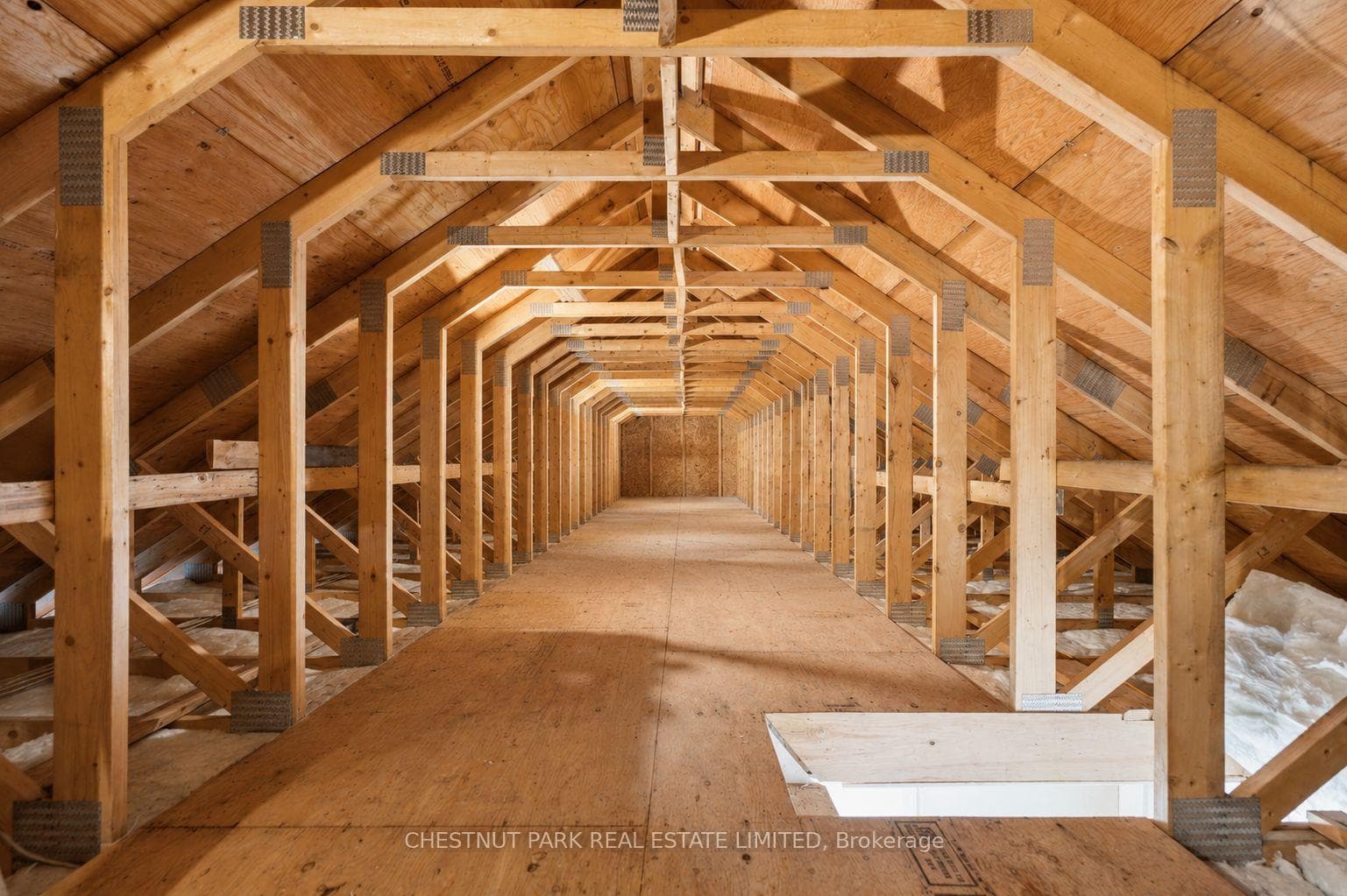 Storage above detached 4 car garage