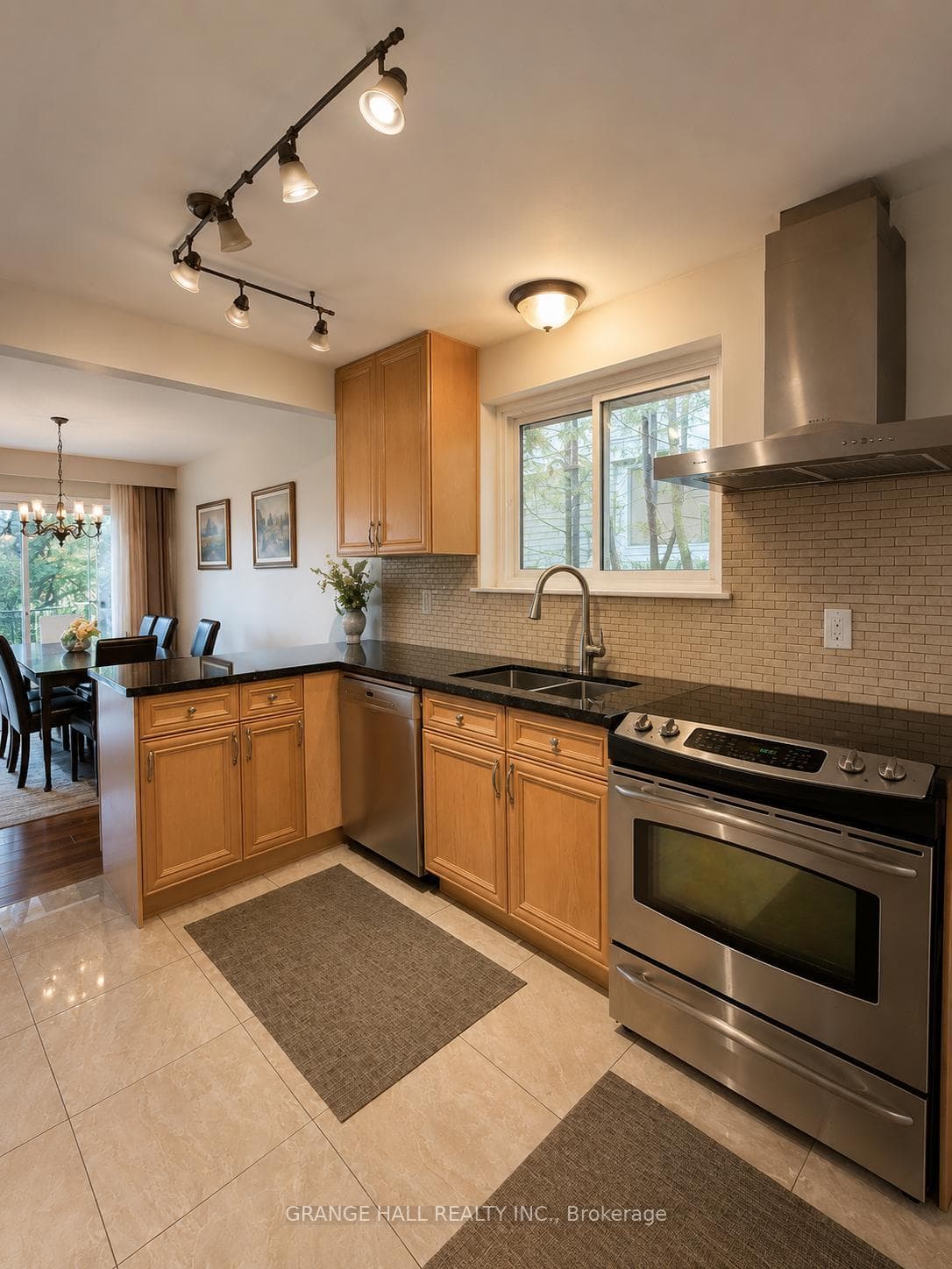 Kitchen on the main floor