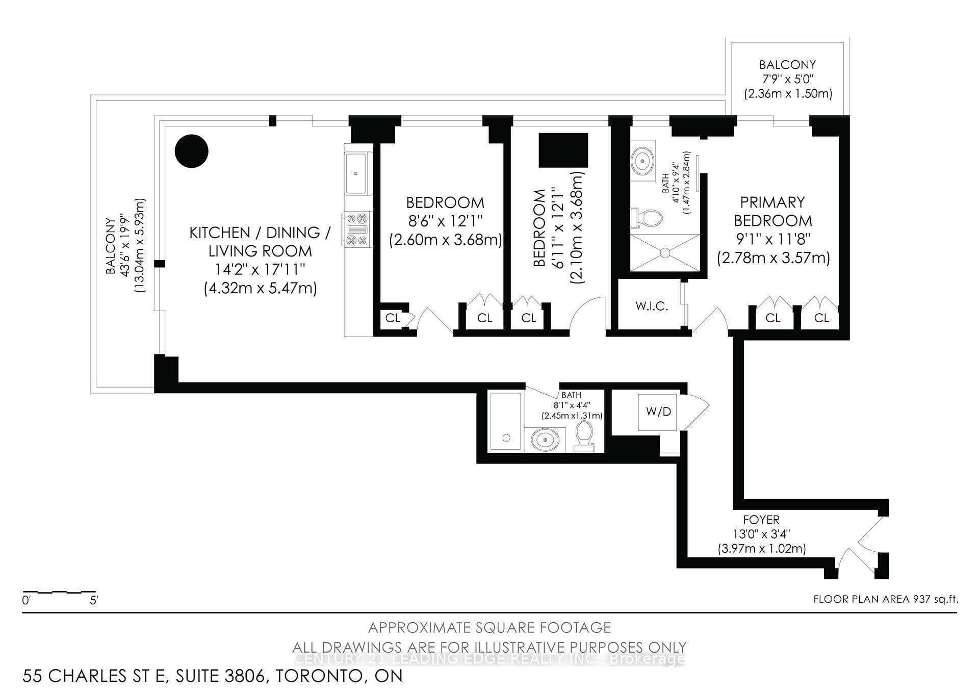 55 CHARLES Street Unit 3806 photo 1