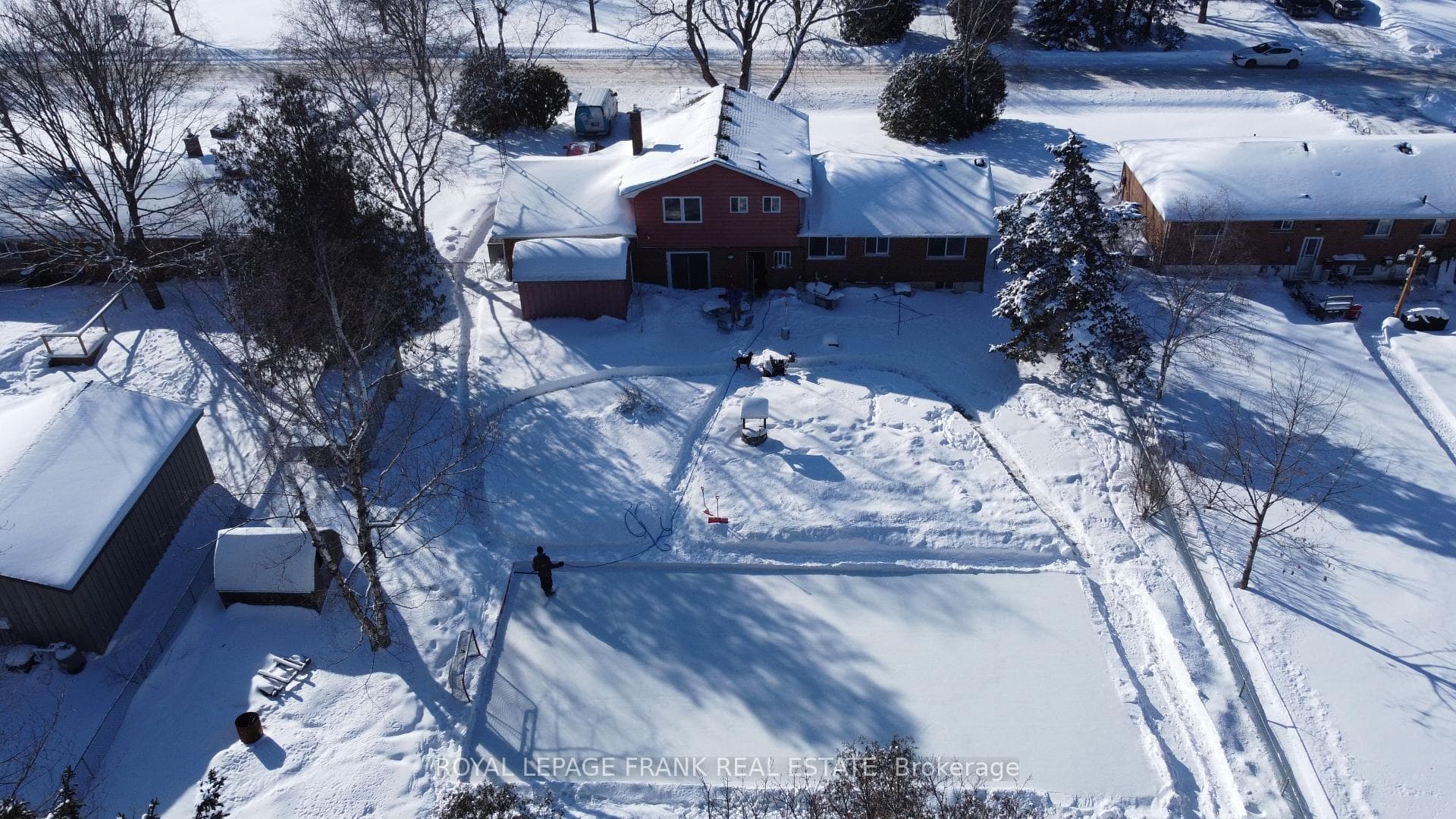 Historical Winter Photo. Space for a Huge Rink!
