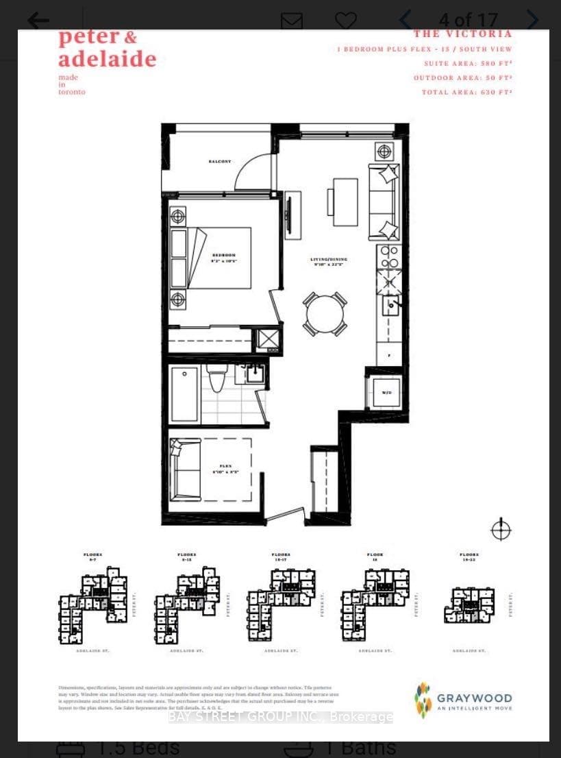 108 Peter Street Unit 1707 photo 12