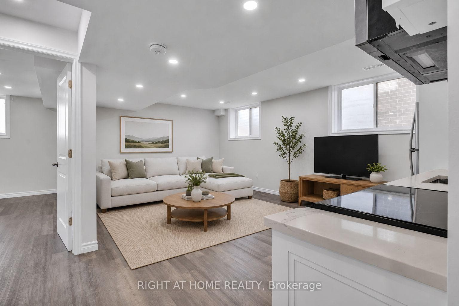 Basement Living/Dining(Virtually Staged Photo)