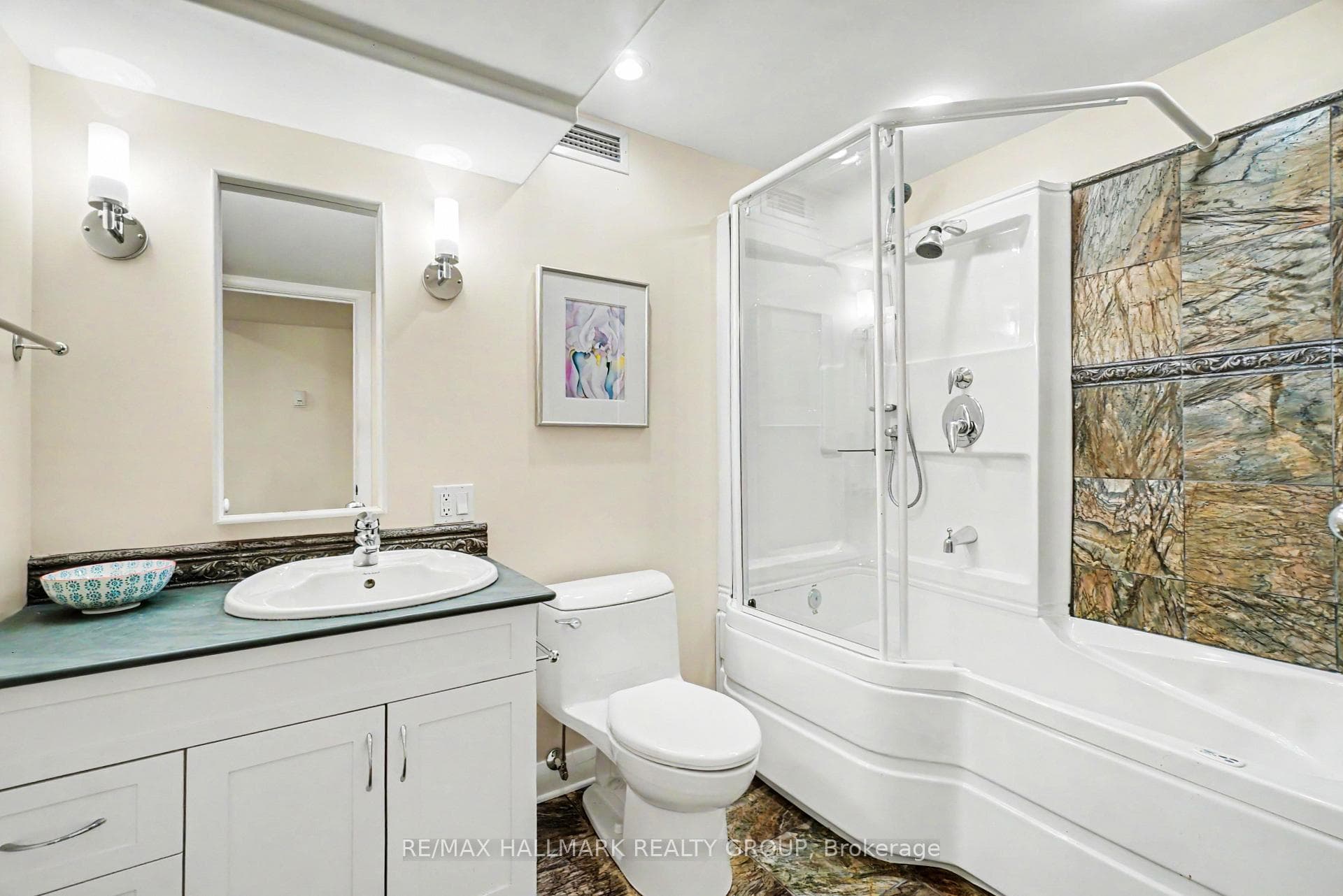 Renovated bathroom