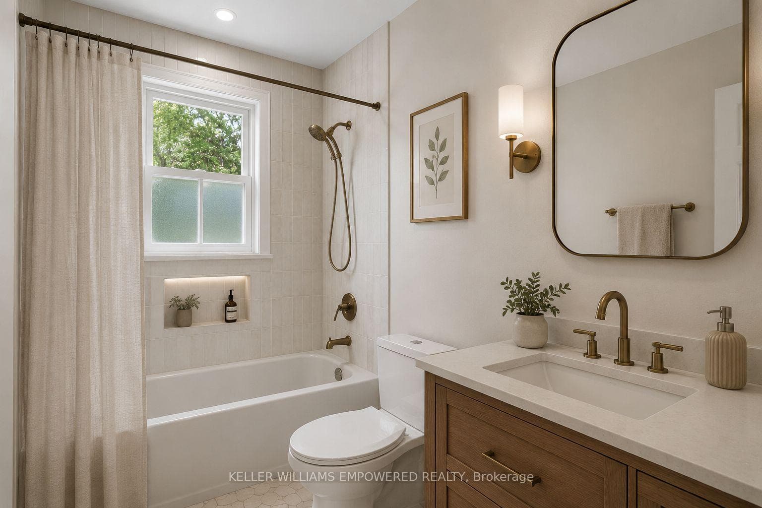 Virtually Redesigned Bathroom