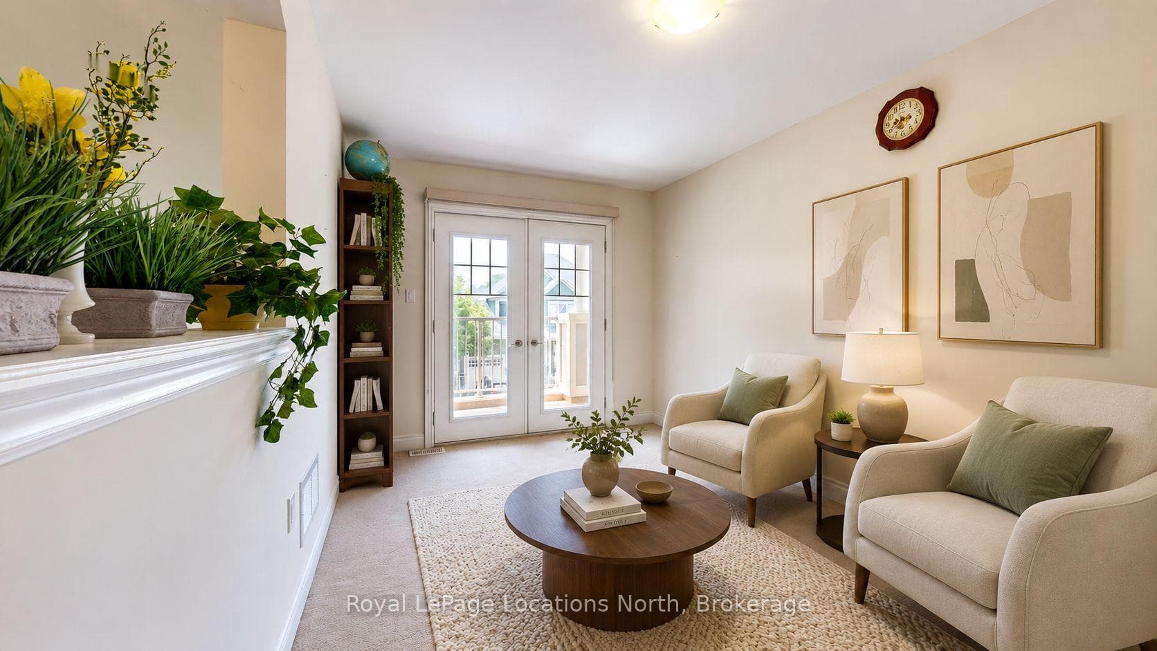 Family Room (Virtually-Staged) on 2nd Floor Loft
