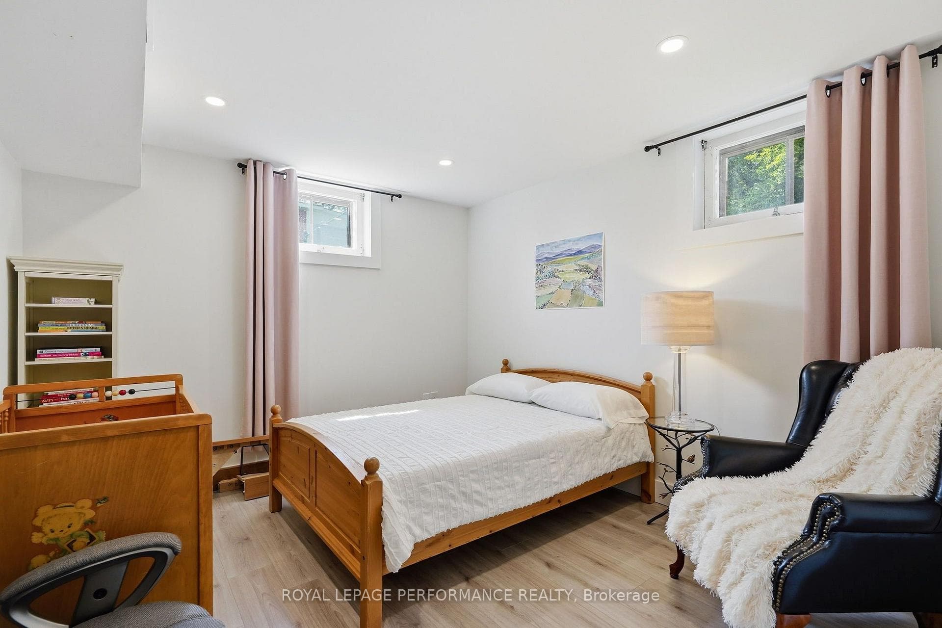 Basement bedroom
