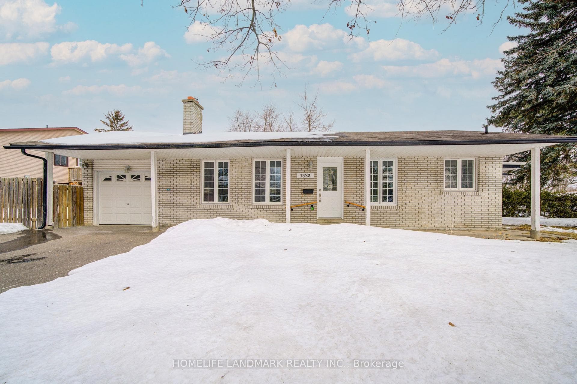 attached garage with direct access, deep garage