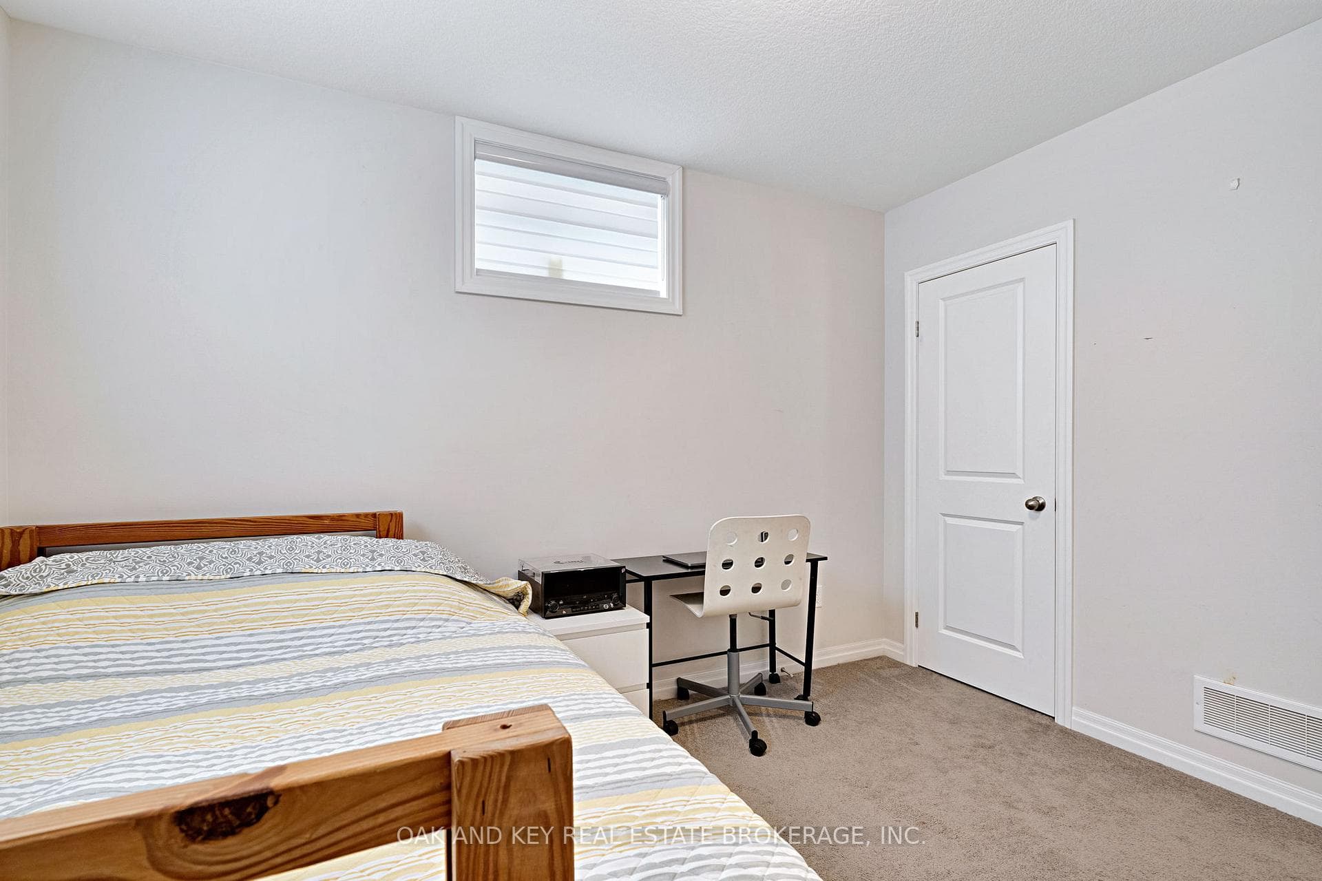 Lower level bedroom.