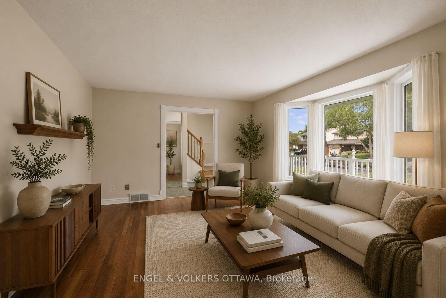 Living Room - Virtually staged