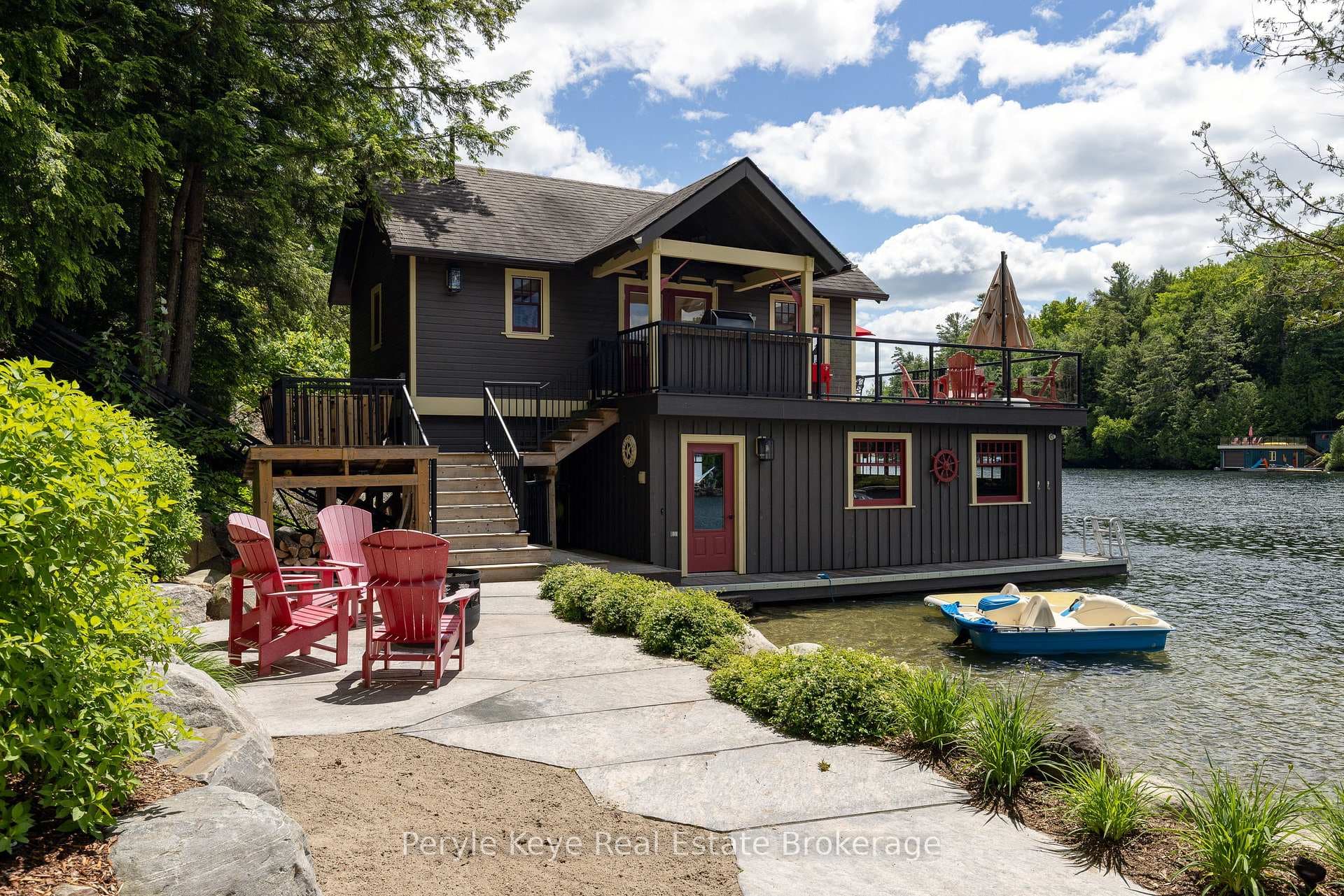 Two-Storey Boathouse w/ Living Space