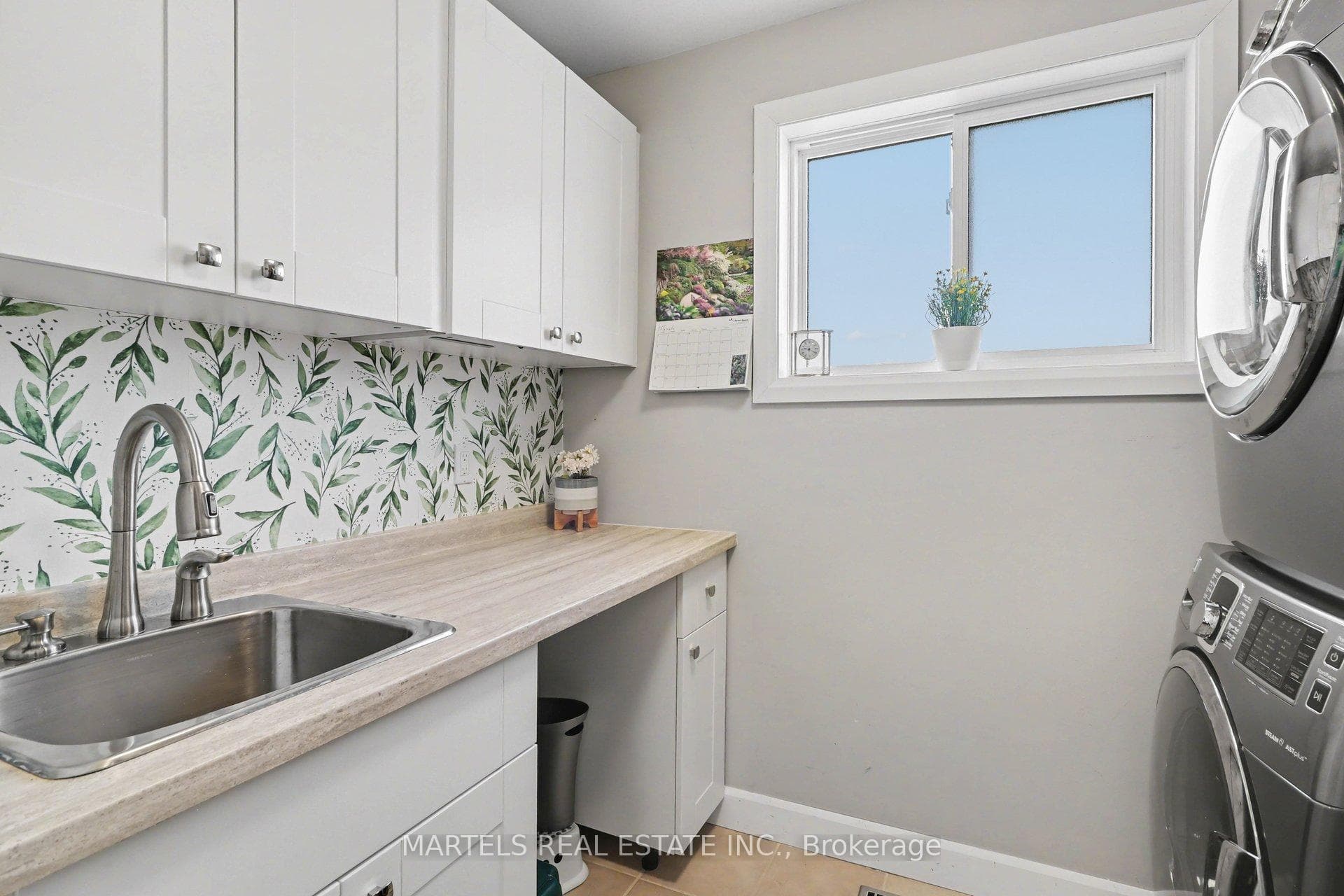 Convenient laundry room