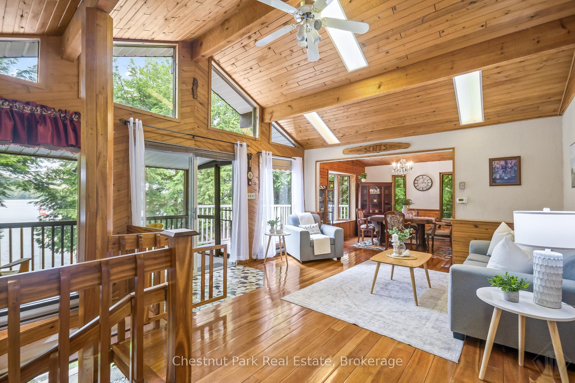 Beautiful cherry wood flooring!