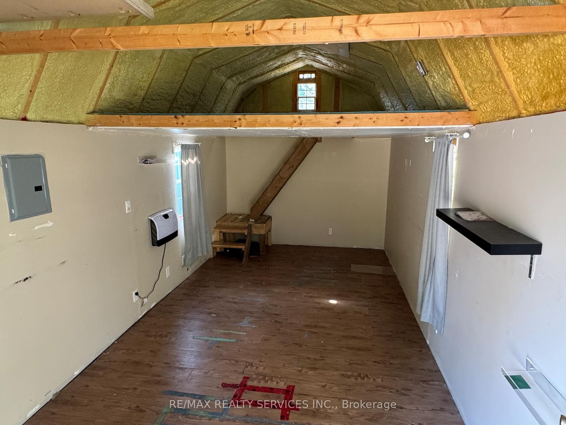 Wall Heater, Spray Foam Insulation
