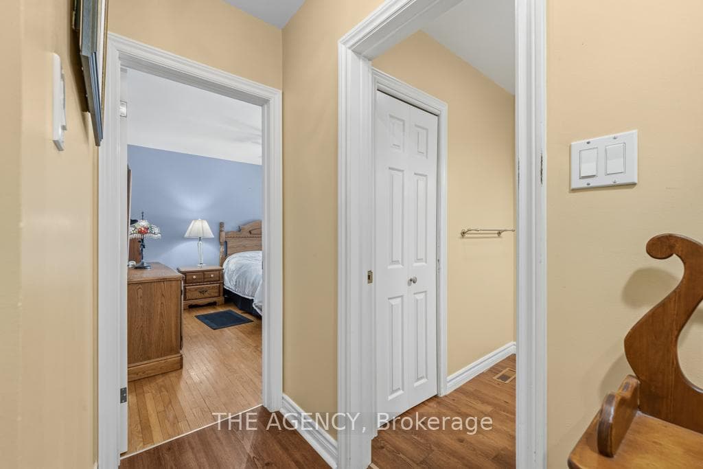 Hallway to the second bed and full bath