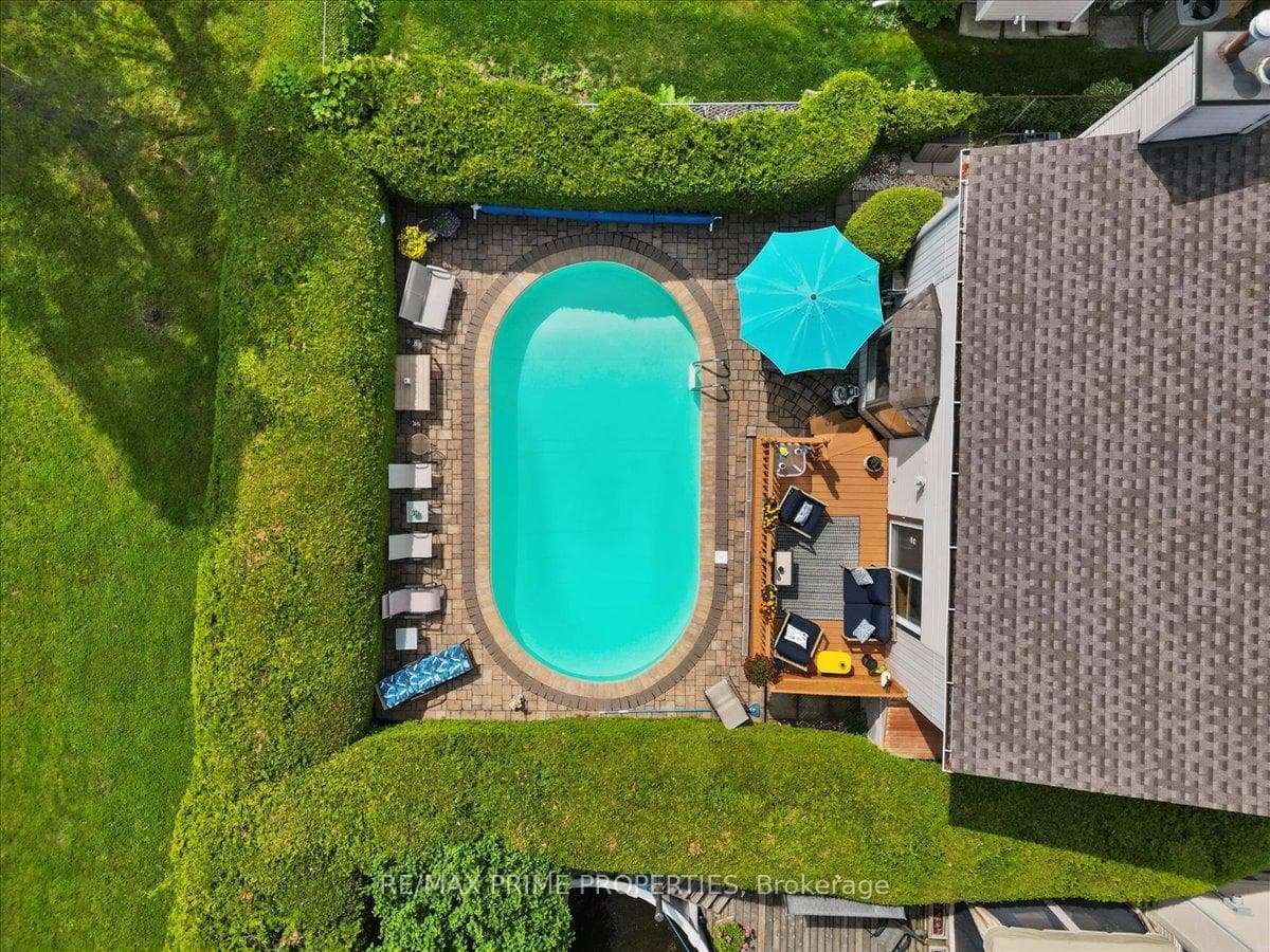 Private backyard