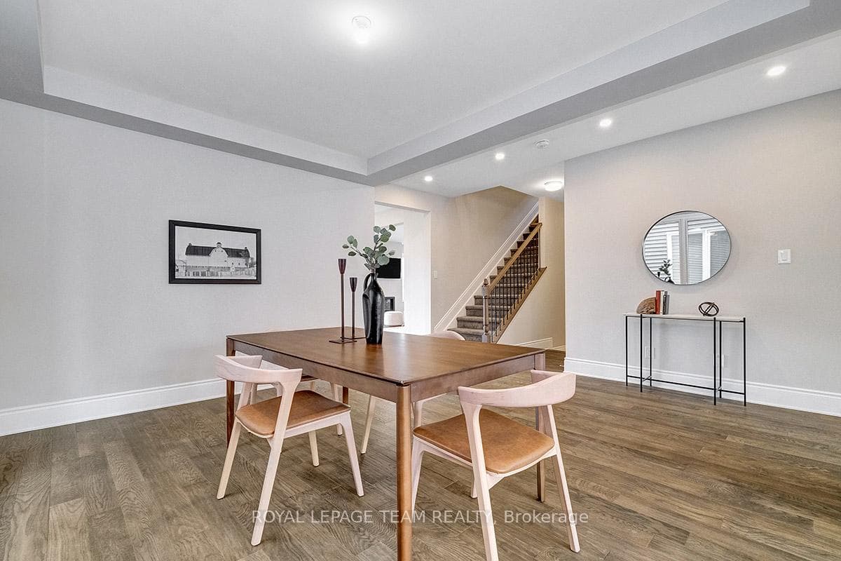 Dining room | open to the Living room