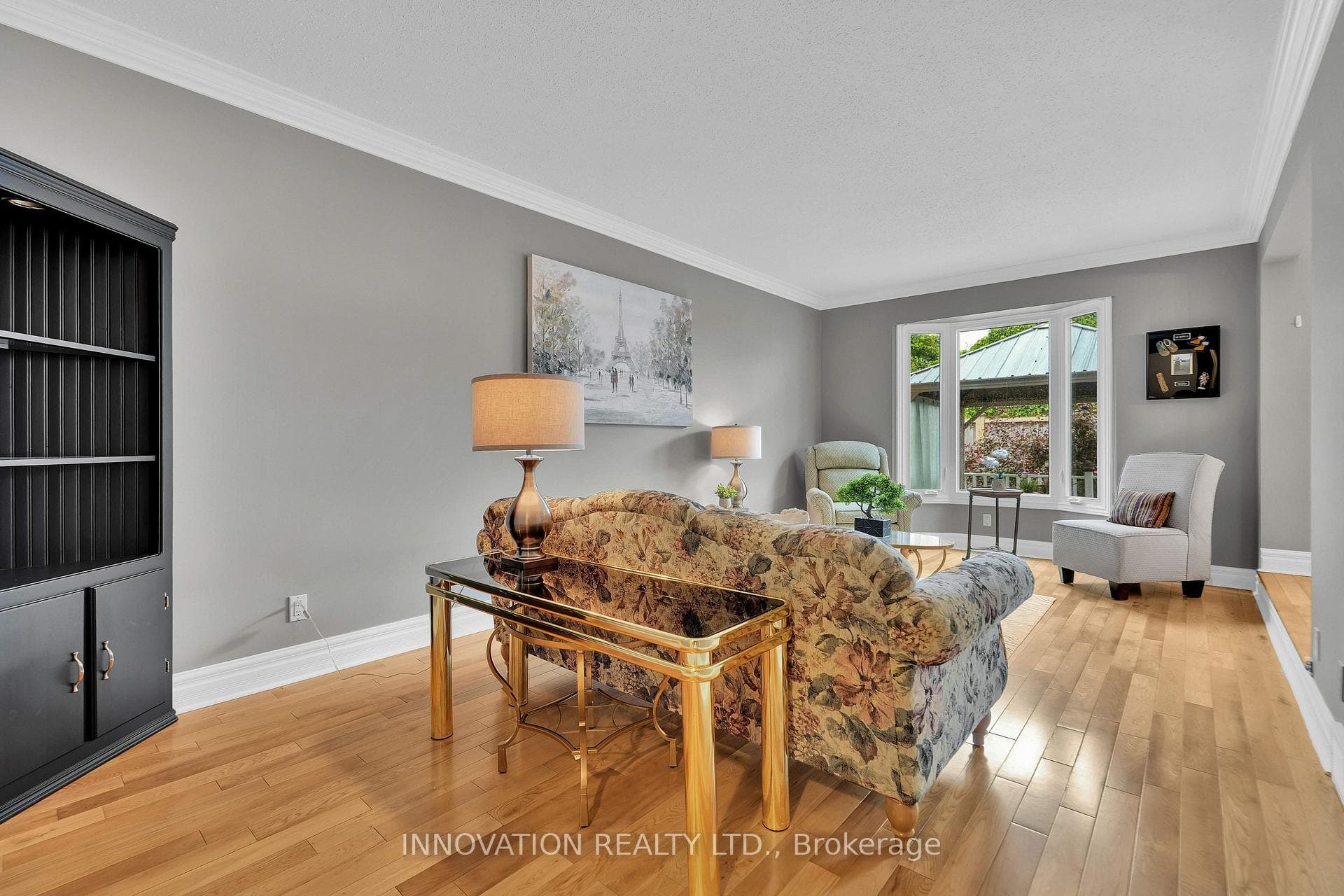 Living room with loads of natural light