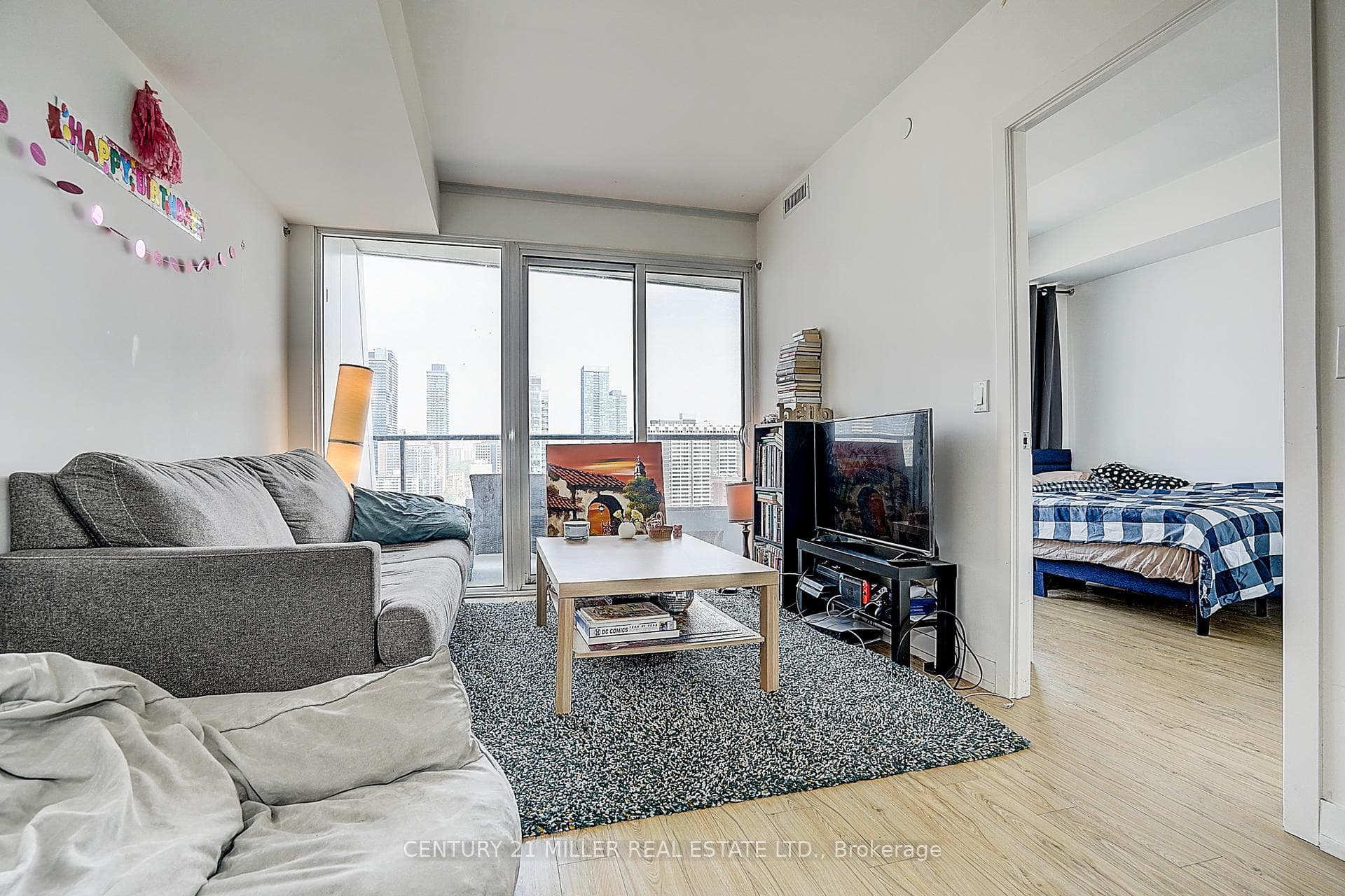 Living Area With Bedroom Access