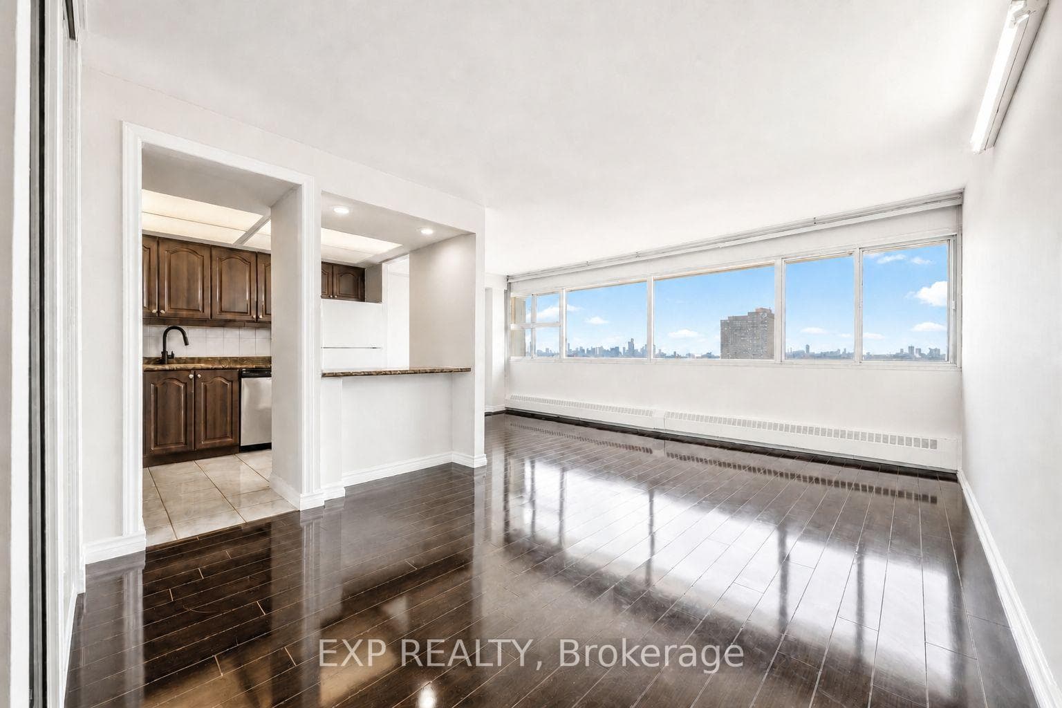 Open concept living/dining/kitchen