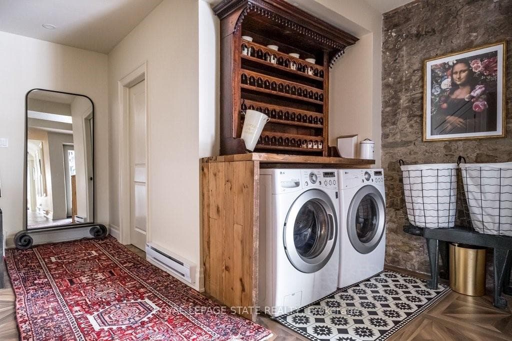 Laundry room on lower level which is grade level