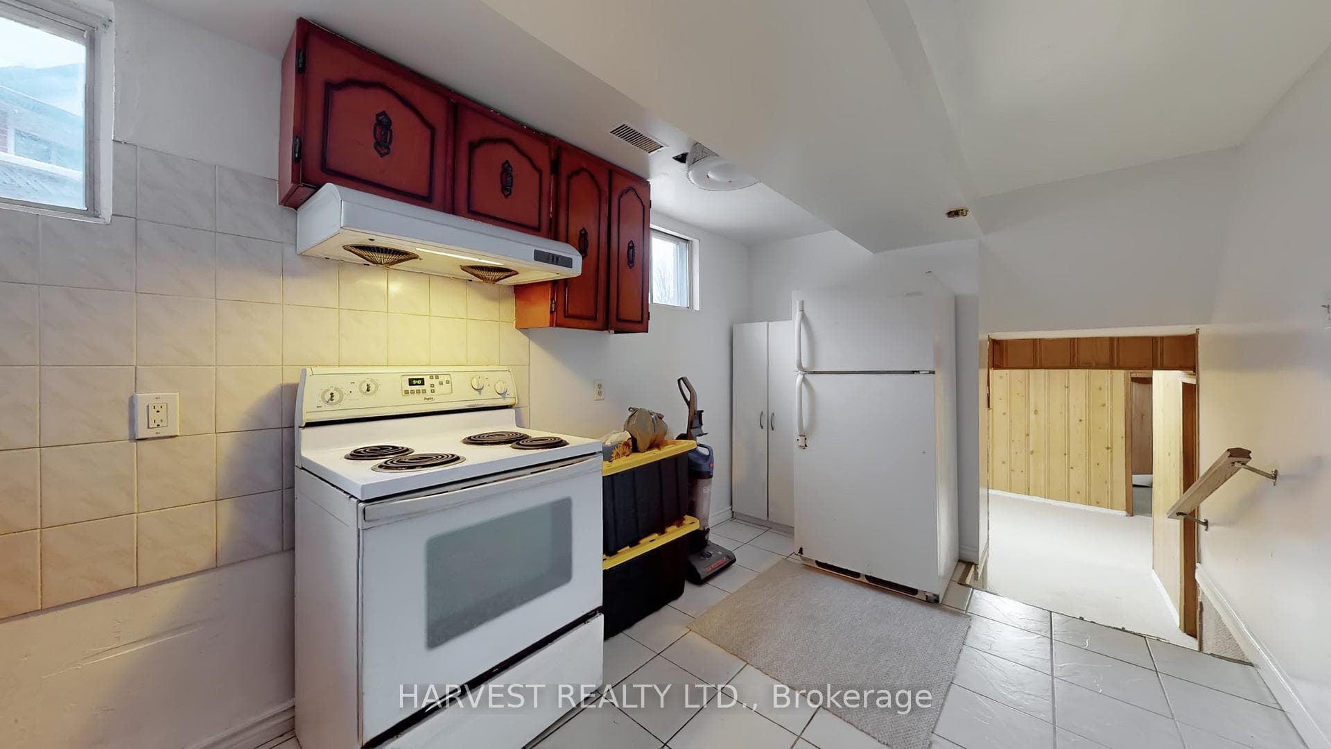 Fridge and stove included in lower level