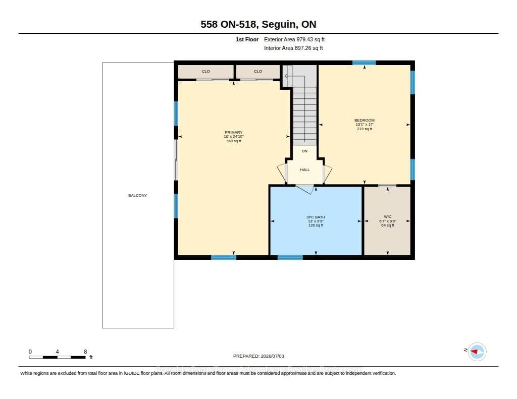 Upstairs Floor Plan