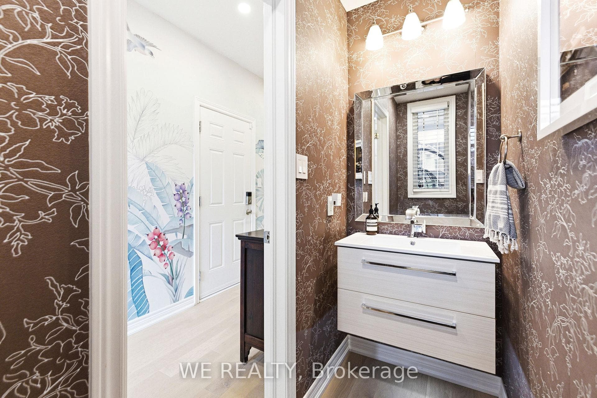 Renovated Main Floor Powder Room