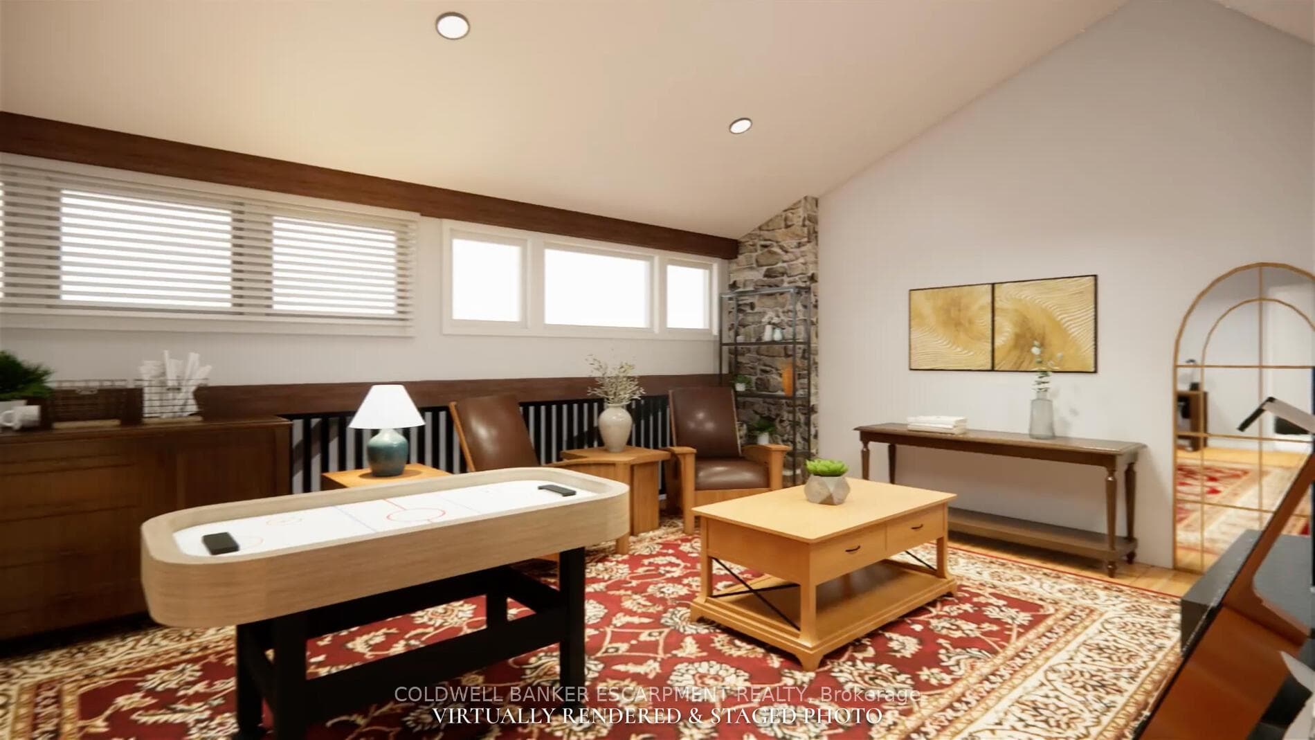 Indoor pics rendered, shows true representation
