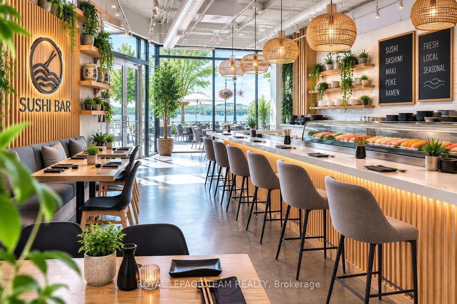 Virtually Staged - Sushi Bar