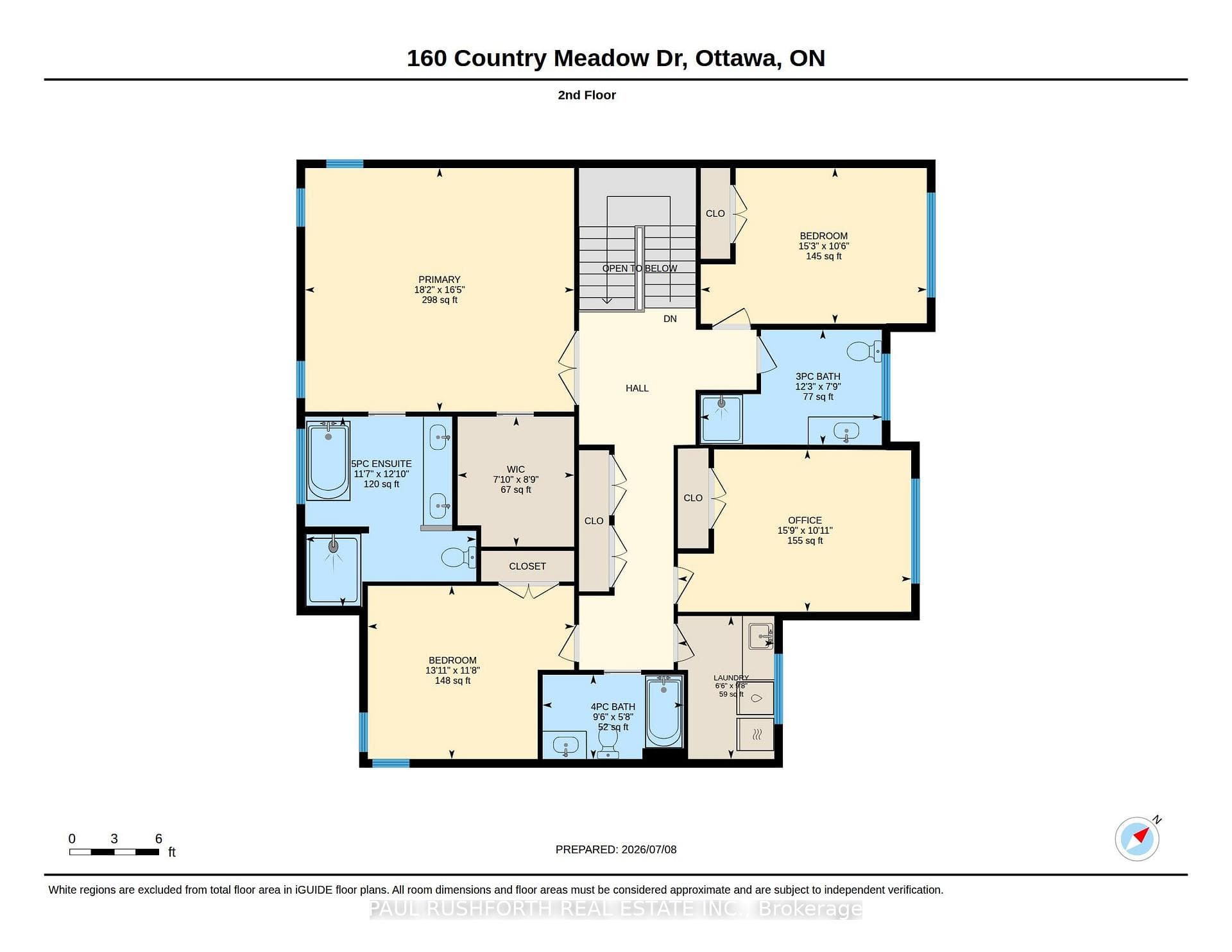 Floor Plan- Second Level