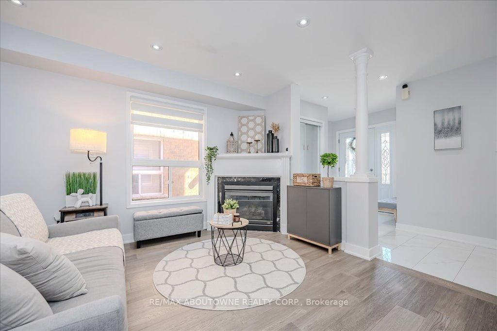 with gas fireplace